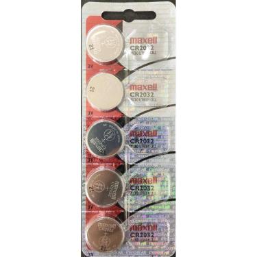 Imagem de Kit Com 05 Cartelas De Bateria Cr2032 3V Maxell C/5 Unidades