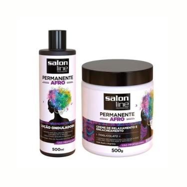 Imagem de Kit Loção e Creme de Relaxamento Permanente Afro Salon Line
