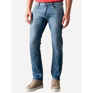 Imagem de Calça Calvin Klein Jeans Masculina Slim 5 Pockets Azul Médio-Masculino