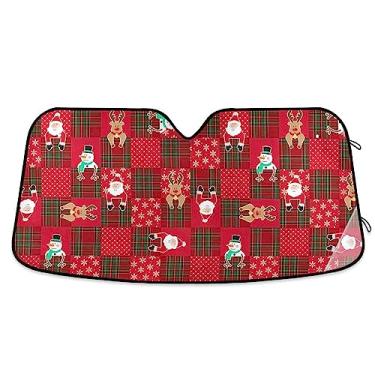 Imagem de Sombra de carro de Natal, bloqueador solar de janela, protetor solar de carro, acessórios de carro de verão