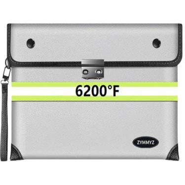 Imagem de Bolsa de documentos à prova de fogo ZYMMYZ atualizada a 3200 C à prova