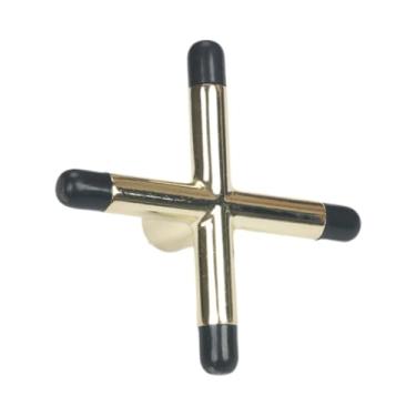 Imagem de Aymzbd Encosto de Cabeça para Taco de Bilhar, Substituição Profissional para Tacos de Sinuca, Ferramenta Adicional para Mesas de Sinuca para Adultos, Black Dourado