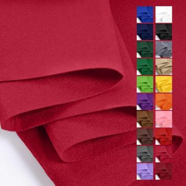 Imagem de Ribreeze Folha de tecido de feltro rosa choque 91.4 cm x 91.4 cm (1 jarda quadrada) 1 mm de espessura, perfeita para artesanato, bricolage, costura e decoração, projetos vendidos pela The Yard