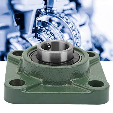 Imagem de Rolamento de Bloco de Descanso, Rolamento de Aço Rolamento Quadrado de Bloco de Descanso UCF205 / 205-16 Rolamento de Flange de Montagem de 30 Mm / 25,4 Mm Com Base Sólida 4