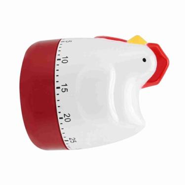 Imagem de Luqeeg Despertador Mecânico Adorável Com Temporizador de Cozinha de Frango para Lembrete de Tempo de Decoração de Casa, ABS Durável, Sem Necessidade de Baterias, até 60 Minutos, Temporizador de