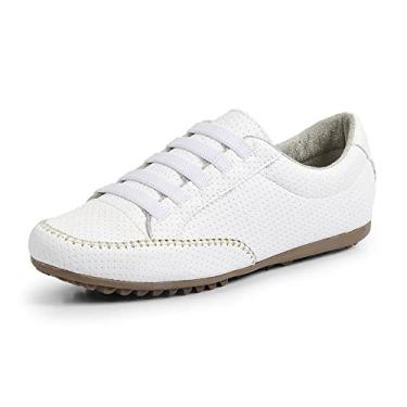 Imagem de Sapatênis Tênis Mocassim Feminino Com Elástico Izabela Araújo - 201 - Branco Tamanho:39