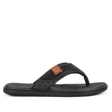 Imagem de Chinelo Infantil Cartago Preto Laranja-Masculino