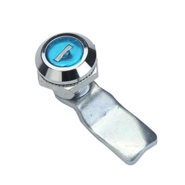 Imagem de MS705-3E Interruptor de bloqueio de caixa elétrica de controle distribuidor de porta de armário fechadura de sinal circular 1 peça (cromo brilhante)