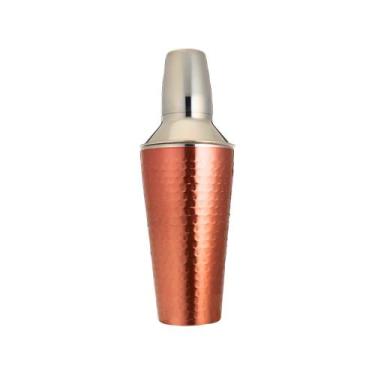 Imagem de Coqueteleira Inox Martelado Bronze 500ml Mimo Style