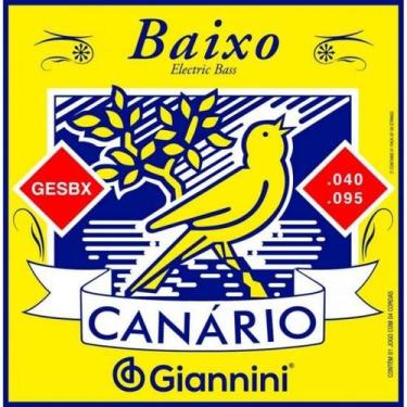 Imagem de Encordoamento Para Contrabaixo 4 Cordas .040 Giannini GESBX G