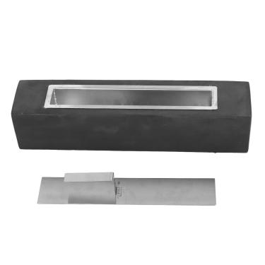 Imagem de TOPINCN Fogueira de Mesa, Lareira Interna Retangular Leve e Portátil Com Cimento Premium e Aço Inoxidável, para Pátio Doméstico, Jardim, Piquenique, Presente de Aquecimento