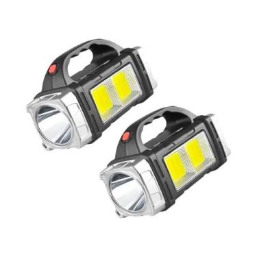 Imagem de Lanterna LED COB Solar Recarregável De Alta Potência, Power Bank, À Pr