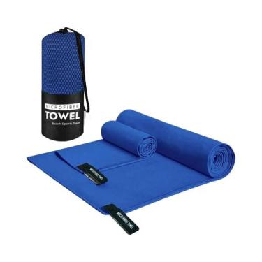 Imagem de Toalha Esportiva De Secagem Rápida Azul Cinza Verde Laranja 40x80CM Pa