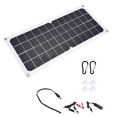 Imagem de Hyuduo Painel Solar Monocristalino de 10 W Carregador USB Portátil de Alta Eficiência Com Portas USB Duplas para Acampamento Ao Ar Livre, RV, Barco, Viagens, Caminhadas