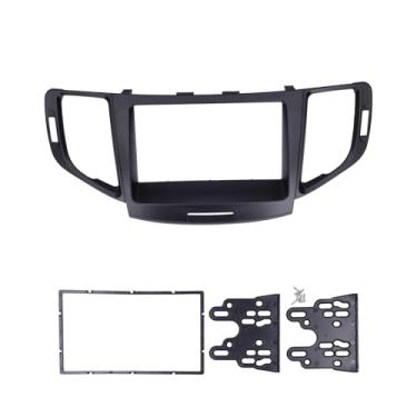 Imagem de KIMISS Painel de Painel de Navegação 2-Din e CD DVD para Ajuste para Europe 2007-2012 e Ajuste para TSX 2008-2012 - Moldura de áudio Elegante e Console Central e