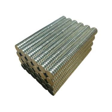 Imagem de Kit 50 Imã de Neodimio Redondo 12x3mm N35 - ATMX