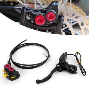 Imagem de Kit de travão traseiro PSLER para motocicleta - Sistema de travagem para motocicleta elétrica compatível com SurRon Light Bee, SurRon X/S, Segway X160 e X260