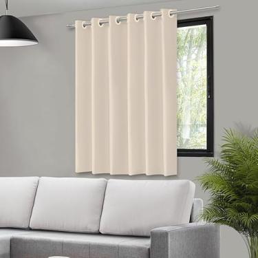 Imagem de Cortina Blackout com Ilhós 140x140cm (Bege)