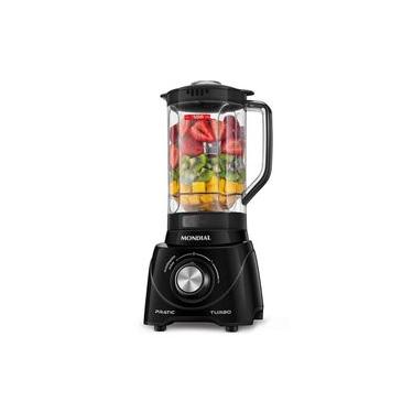 Imagem de Liquidificador Mondial L-98-B Pratic Turbo com 2 Velocidades e Função Pulsar 550W - Preto Preto / 220