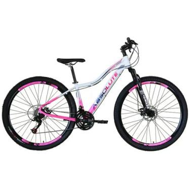 Imagem de Bike Feminina Aro 29 Absolute Hera 2023 21V Freio a Disco, Branco, Ros
