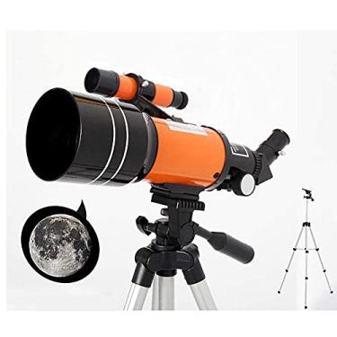 Imagem de pcagfaajmh Telescópio astronômico Zoom com clipe para telefone ao ar livre HD Night150X Refractive Deep Space Moon Watching Gifts (Cor: padrão) (padrão)