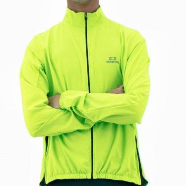 Imagem de Jaqueta Corta Vento de Ciclismo Masculina Márcio May Race Amarelo Neon-Masculino