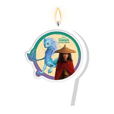 Imagem de VELA PLANA ADESIVADA RAYA E O ULTIMO DRAGAO 01 un.