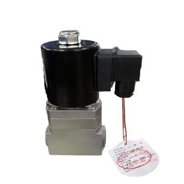 Imagem de Válvula solenoide criogênica de dióxido de carbono bidirecional 160bar -100 ℃ orifício 3/8 10 mm SS304 DN10 válvula de aço inoxidável CO2 (DN10, NPT-AC220V)