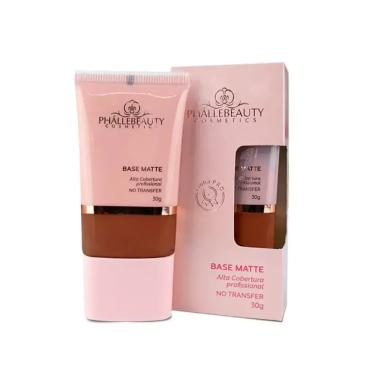 Imagem de Base Matte Alta Cobertura 9 Phallebeauty 30G