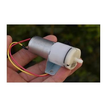 Imagem de JQB2438 DC 24V grande fluxo 370 bomba eletrônica de pressão de arranque bomba de ar de diafragma com suporte DIY aquário