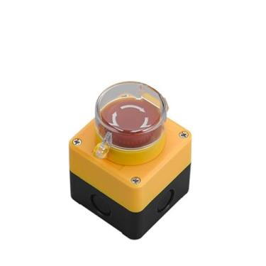Imagem de Caixa de controle de botão com parada de emergência 1/2/3/4/5 caixa de botão caixa de botão industrial caixa de controle de botão à prova d'água (1 orifício E)