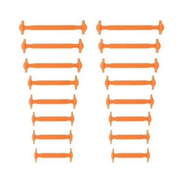 Imagem de Cadarços Elásticos De Silicone Unissex 16 Peças Sem Amarração Para Tod