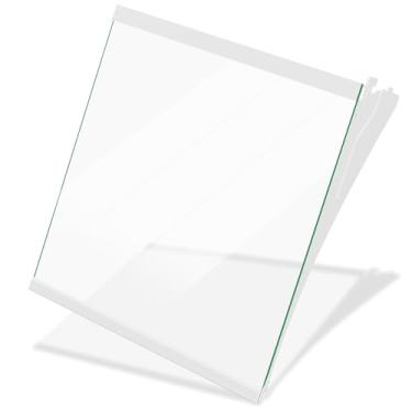 Imagem de Substituição de prateleira de vidro para geladeira DA97-20044A atualizada compatível com a parte de prateleira de vidro da geladeira Samsung para peças de prateleiras esquerdas de geladeira