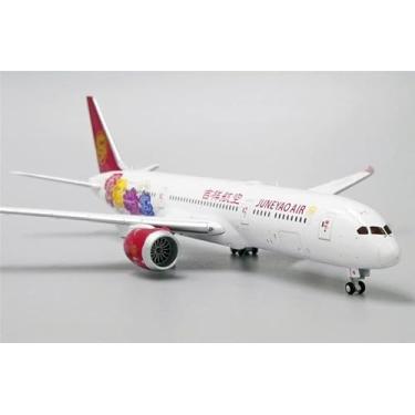 Imagem de JC Wings JUNEYAO Airlines for Boeing 787-9 DREAMLINER B-1115 with Antenna 1/400 DIECAST Aircraft Pre-Built Model