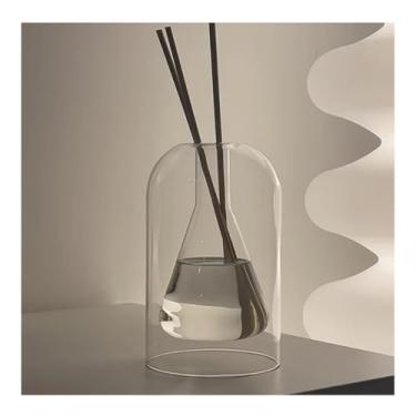 Imagem de Frasco de Difusor Aromático em Vidro com Varetas - 130mL(Triângulo)