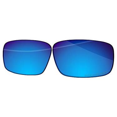 Imagem de Ensky Lentes de reposição HardyShield para óculos de sol Oakley Gauge 8 M OO4124 57 mm - Azul intenso