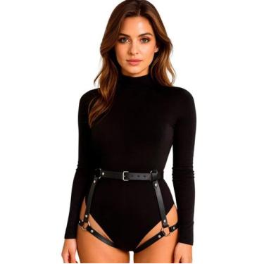 Imagem de Cinto Arnês de Perna C/ Lacinho - OCASO, Preto