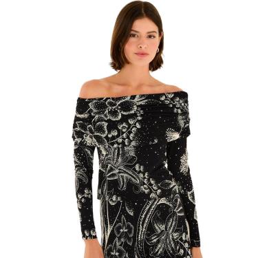 Imagem de Blusa Decote Farm Rio Céu de Flor Feminina-Feminino