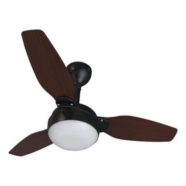 Imagem de Ventilador De Teto Legacy Preto E Tabaco Inverter - Ventisol Bivolt