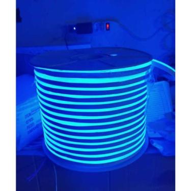 Imagem de Mangueira Led Neon Rolo 100 Metros IP65 + Conectores - Decor, 220V, Az