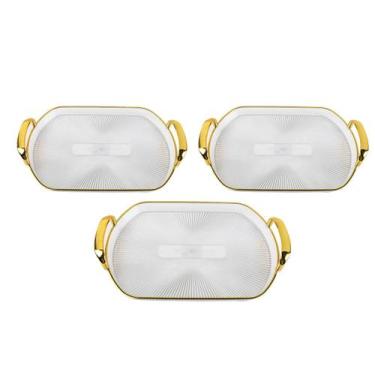 Imagem de Kit 3 Bandeja 38cm Organizador Decorativa Acrílico Canelado Multiuso A