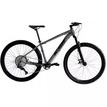 Imagem de Bicicleta Aro 29 Ksw 12 Vel Alumínio Suspensão 80mm Freios A Disco Grafite Fosco -ad Pto 15