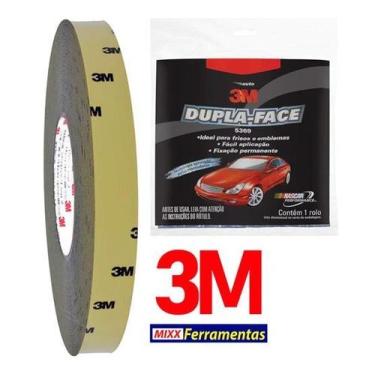 Imagem de Fita Dupla Face 12mm X 3m  Cinza 3M * 5231