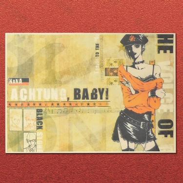 Imagem de Pôster NANA Vintage Kraft Anime Painting 42x30cm