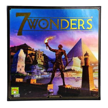 Imagem de Jogo de cartas 7 Wonders Fun Family para adultos, adolescentes e crian
