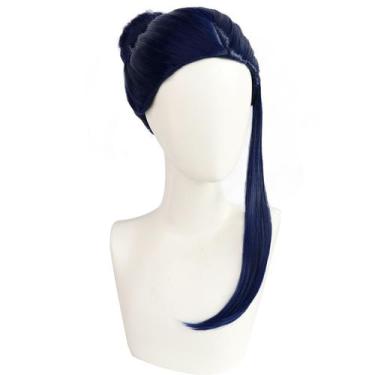Imagem de Peruca de cosplay Arcanes Caitlyns Synthetic Hair 46 cm para Halloween