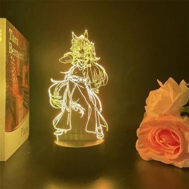 Imagem de Luz noturna LED 3D que muda de cor Prettys Derbys Mr C B - Yiweisai