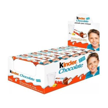 Imagem de Chocolate ao Leite Kinder 12,5g c/24 unid. - Ferrero