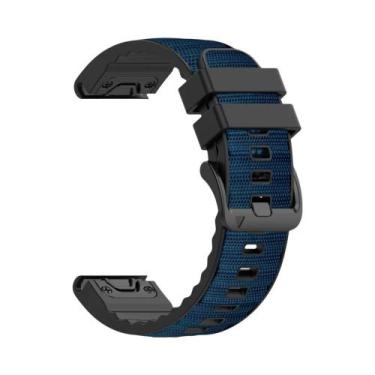 Imagem de Pulseira De Silicone E Couro Quickfit Para Relógio Garmin Tactix 8, Co