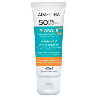Imagem de Protetor Solar Facial Clareador Ada Tina Biosole C FPS50 40ml-Unissex